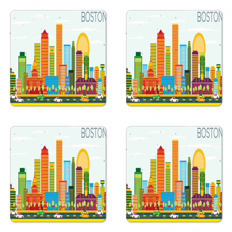 District of Boston Coaster Set Of Four