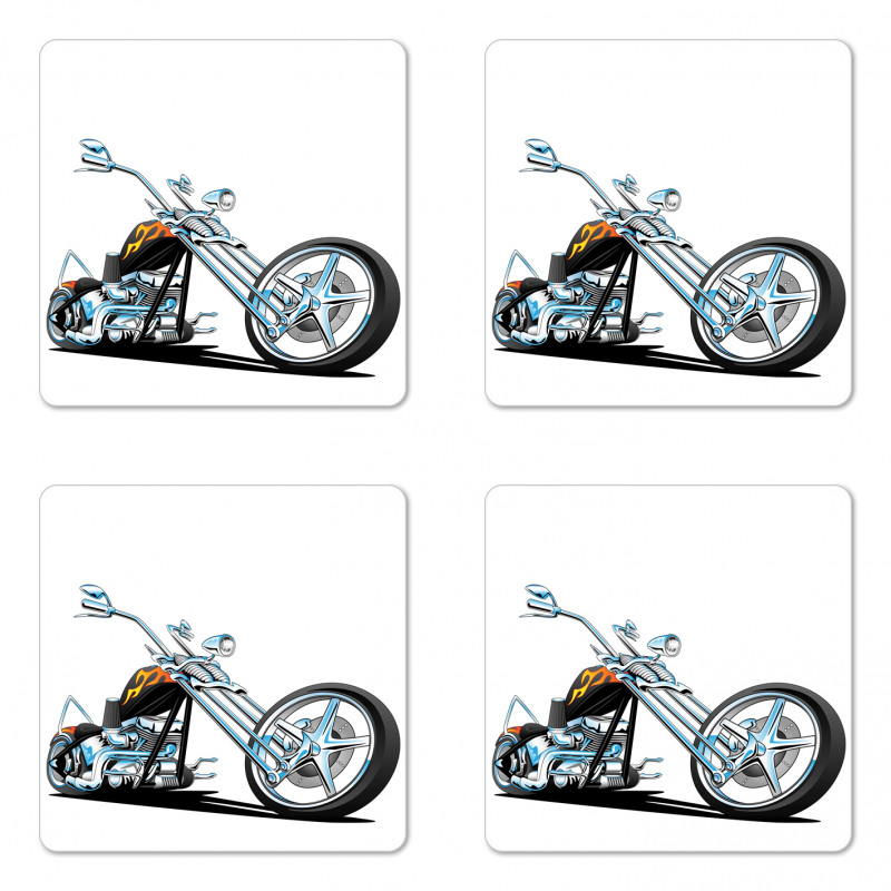 American Motorcycle Sport Coaster Set Of Four