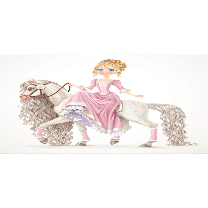 Princess on White Horse Piggy Bank