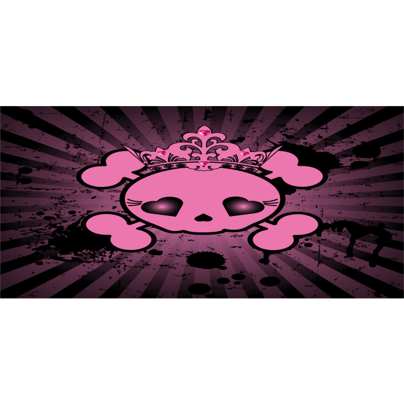 Skull Grunge Pop Art Piggy Bank