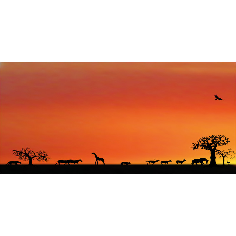 Safari Sunset with Gull Piggy Bank