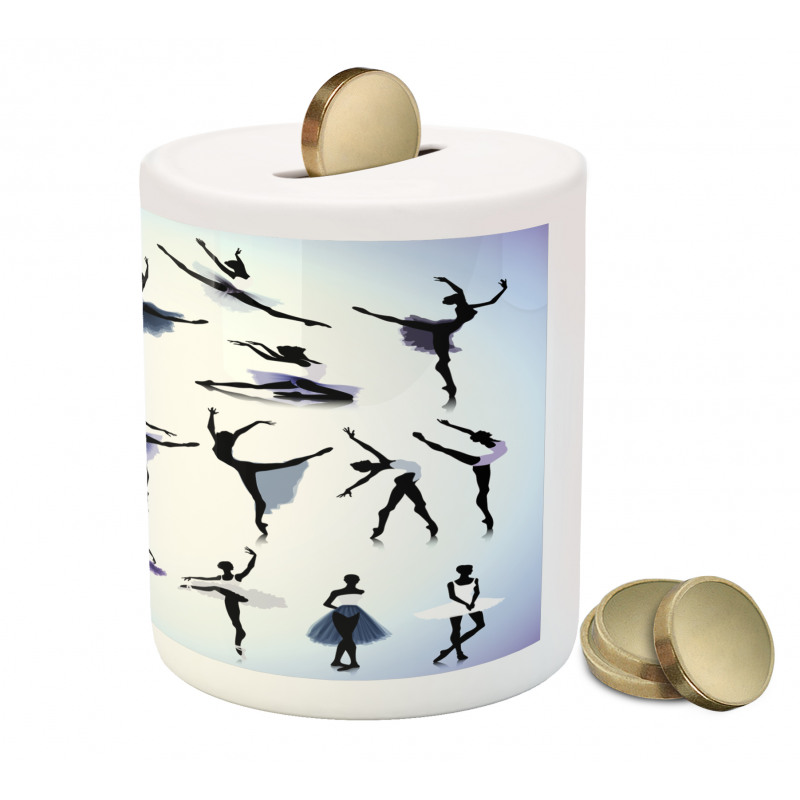 Female Ballet Dancers Piggy Bank