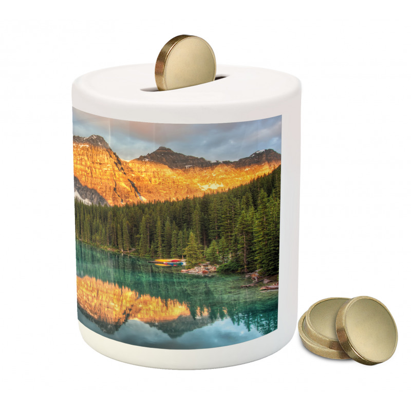 Moraine Lake Canadian Piggy Bank