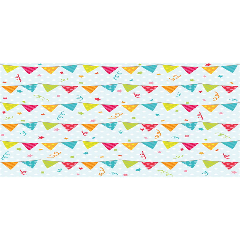 Birthday Party Flags Stars Piggy Bank