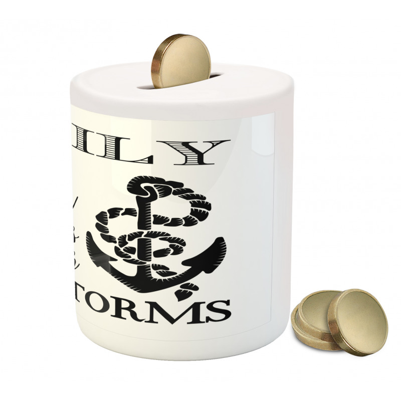 Family Anchor Piggy Bank