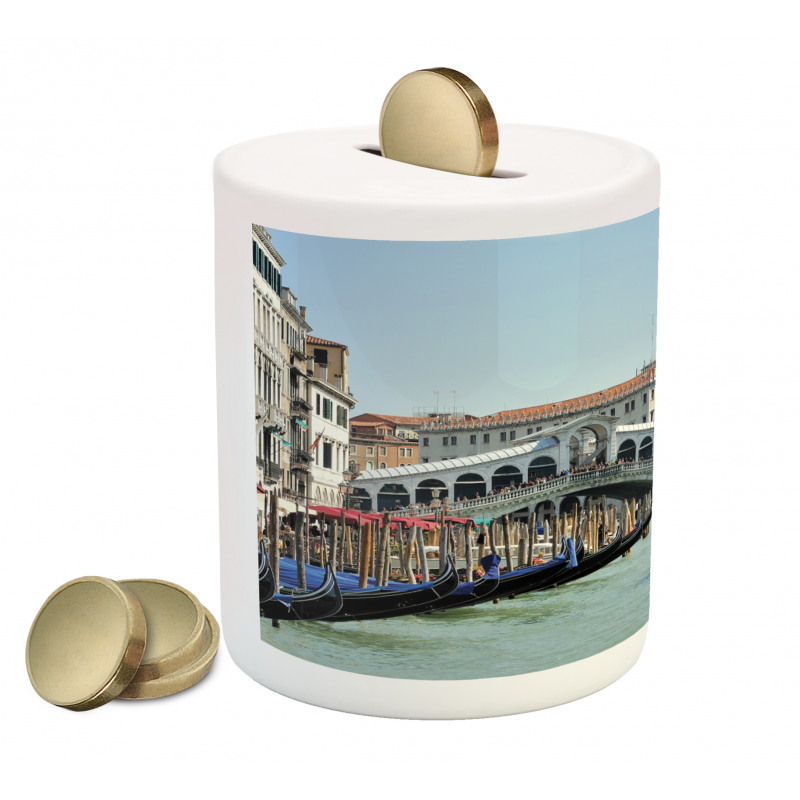Venice Gondola Canal Photo Piggy Bank