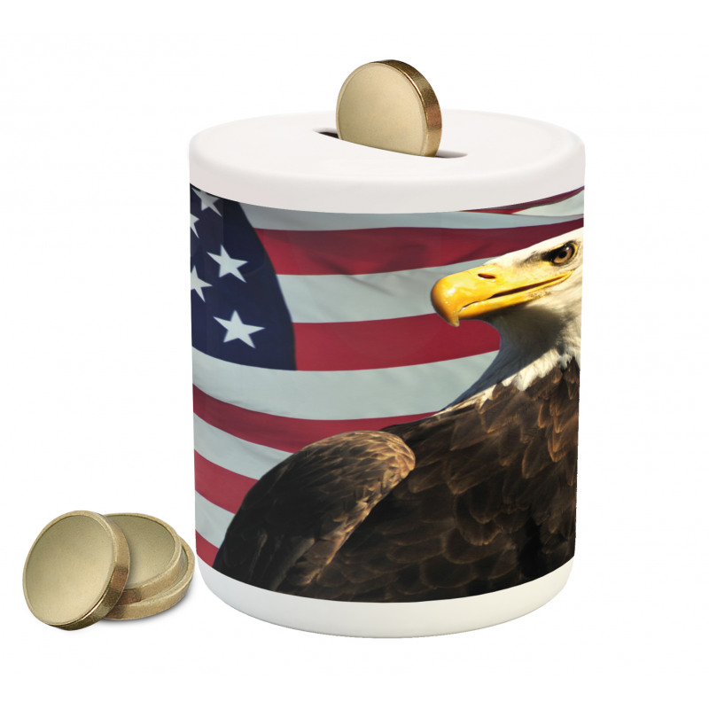 US Flag Country Piggy Bank