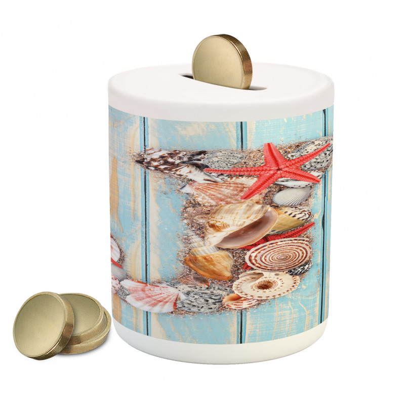 Tropic Rustic Summer J Piggy Bank