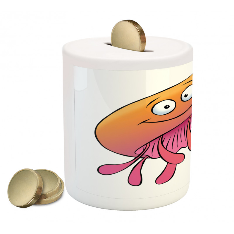 Funny Jellyfish Piggy Bank