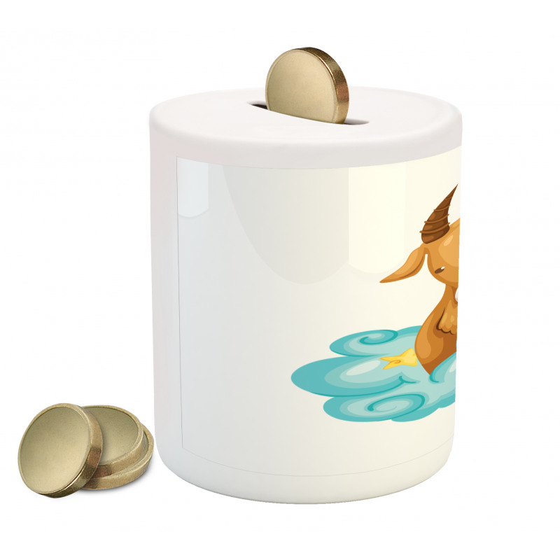 Cartoon Goat Piggy Bank