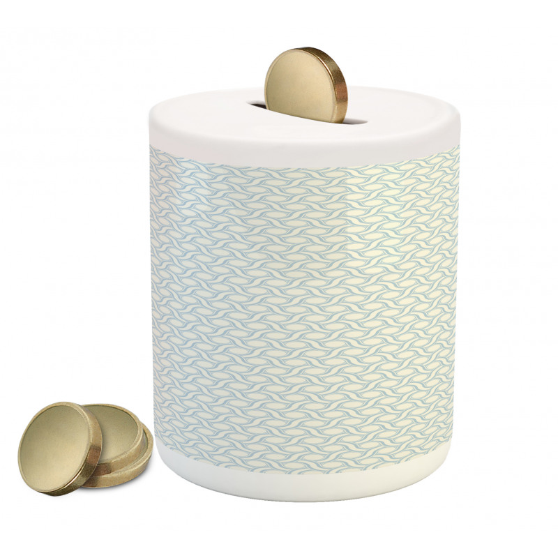 Circles Stripes Piggy Bank