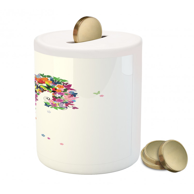 Lively Butterfly Flora Piggy Bank