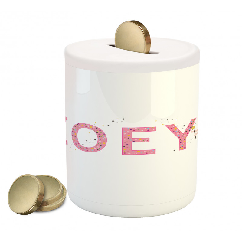 Feminine Baby Girl Name Piggy Bank