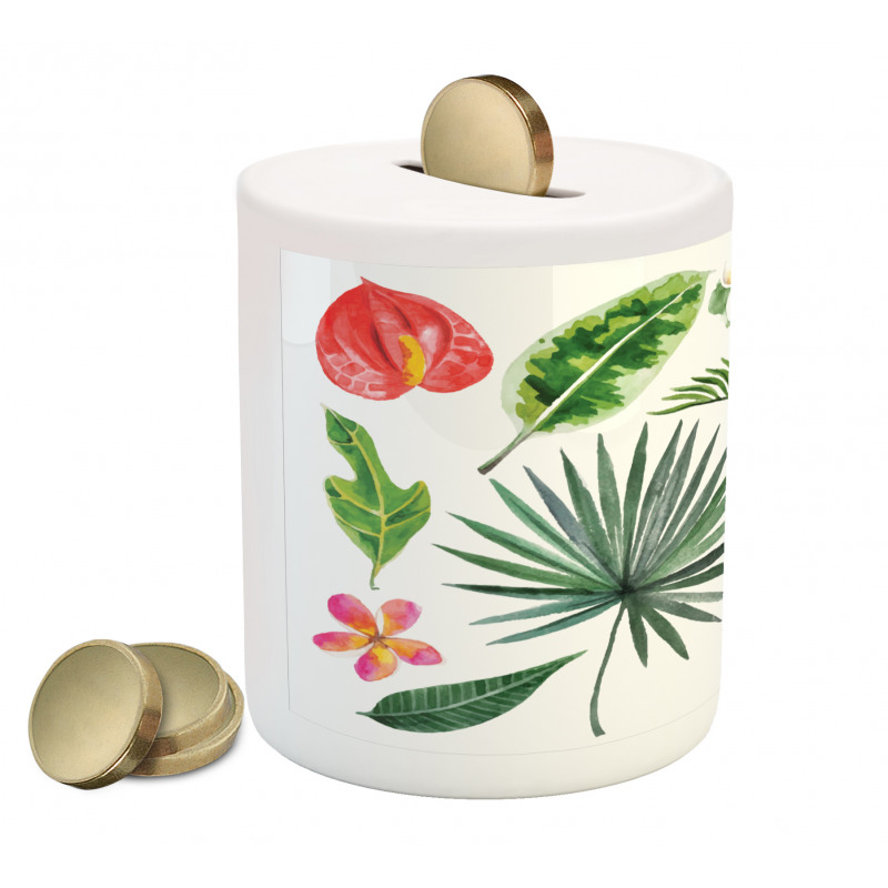 Lush Jungle Rainforest Piggy Bank