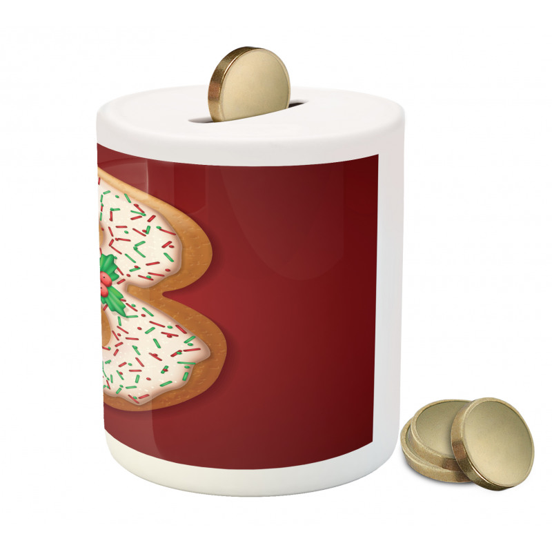 Xmas Cookie as 3 Piggy Bank