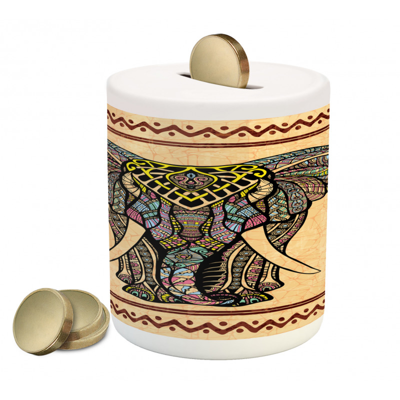 Colorful Animal Design Piggy Bank