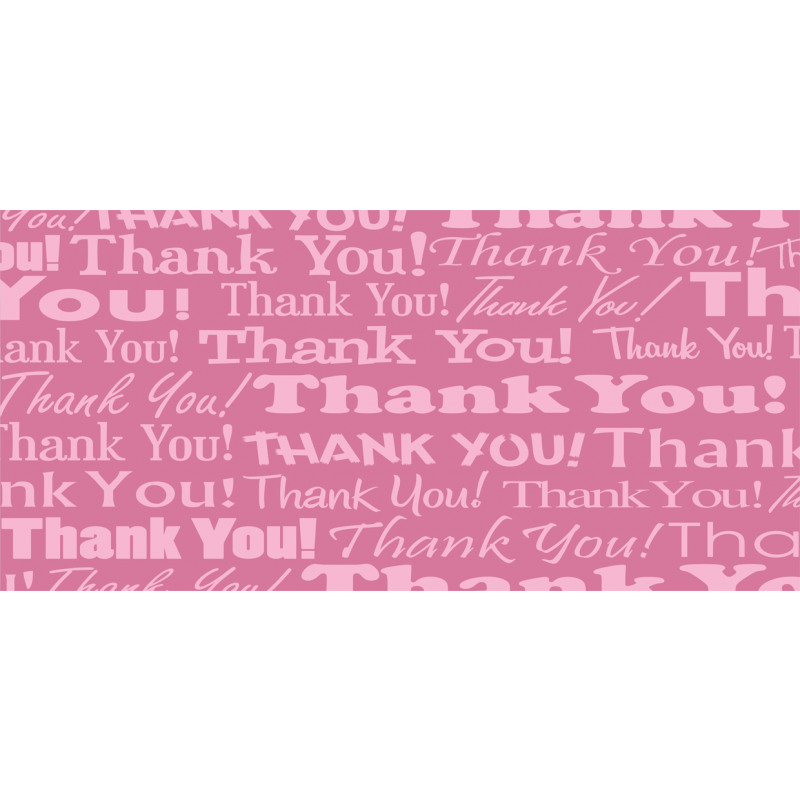 Thankful Message Pink Piggy Bank