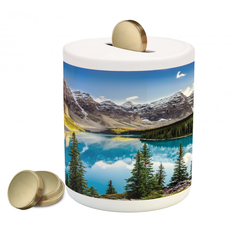 Canada Landscape Lake Photo Piggy Bank