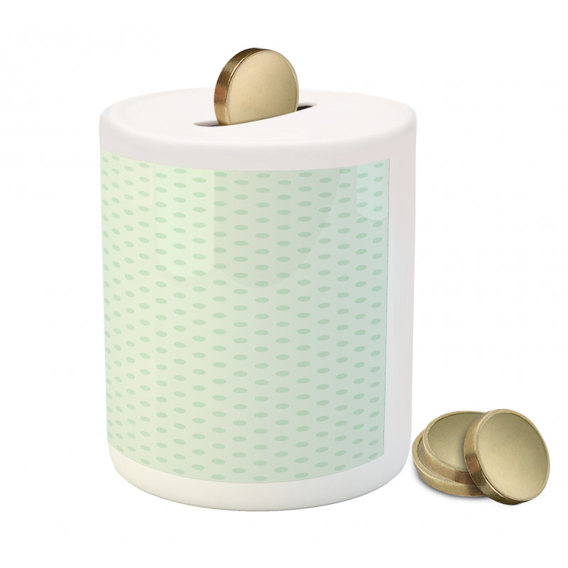 Polka Dots Motifs Nostalgic Piggy Bank