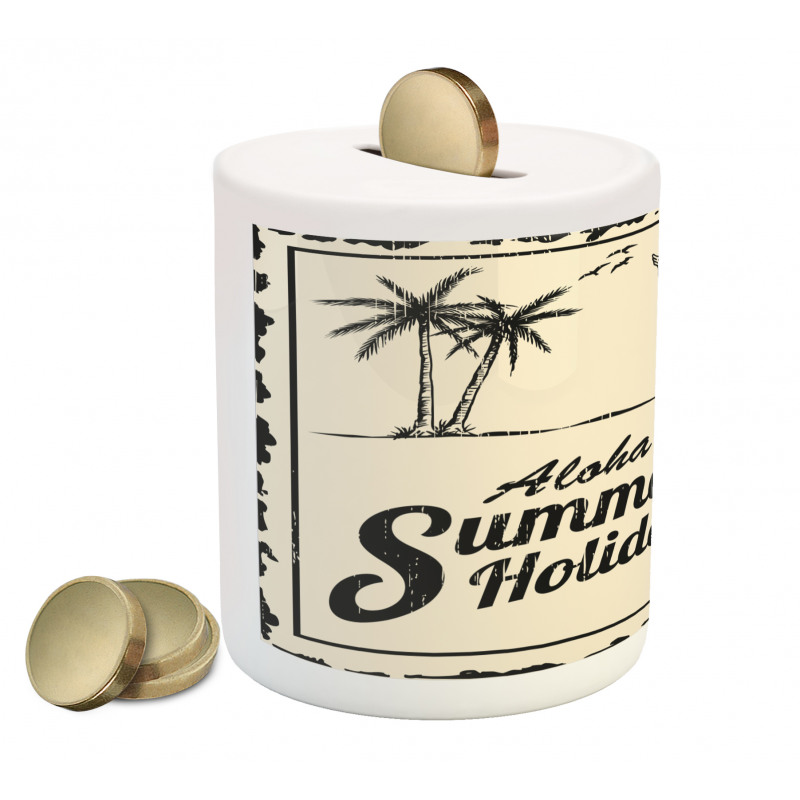 Aloha Summer Holidays Piggy Bank