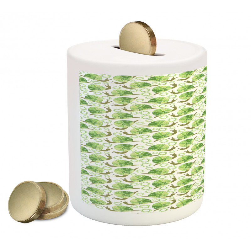 Shelled Baby Organism Pattern Piggy Bank