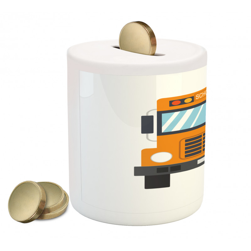 Academic Life Caricature Piggy Bank