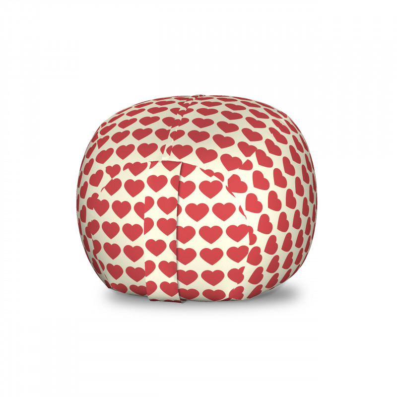 Aşk Pelüş Oyuncak Çuvalı Kırmızı Kalp Desenli
