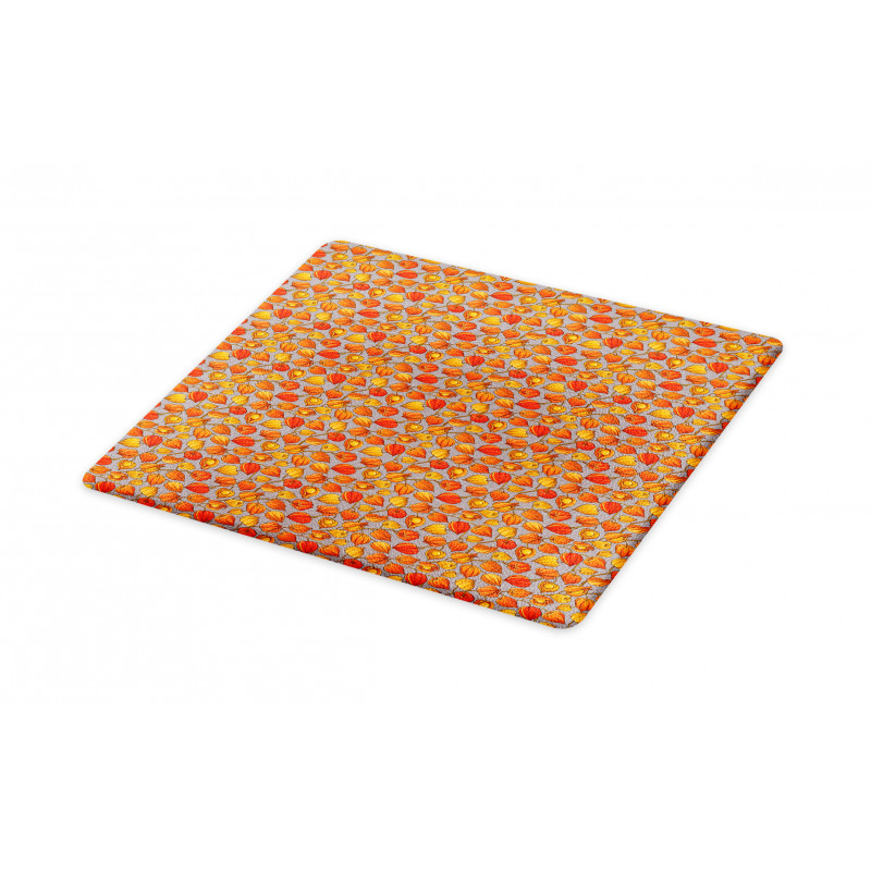 Golden Berry Pattern Cutting Board