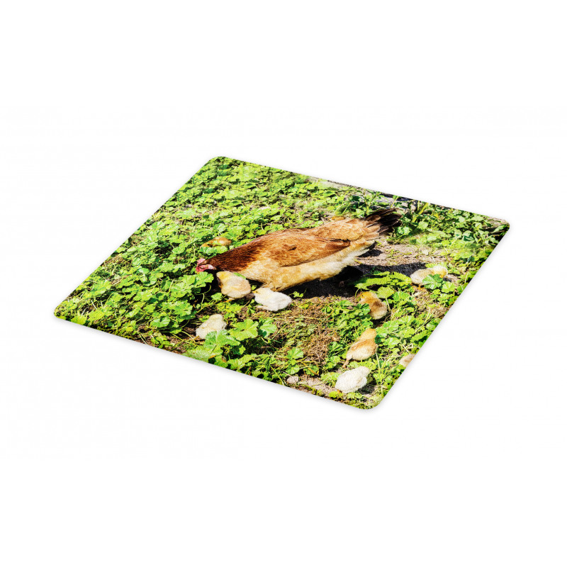 Animals on Shamrocks Cutting Board