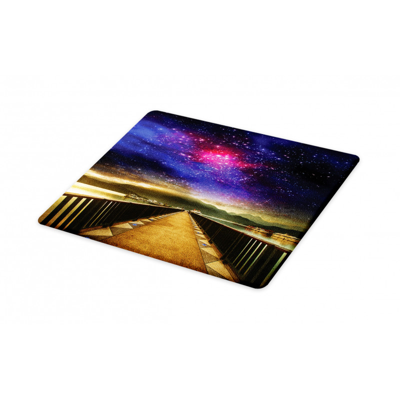 Galaxy Cosmos Bridge Cutting Board