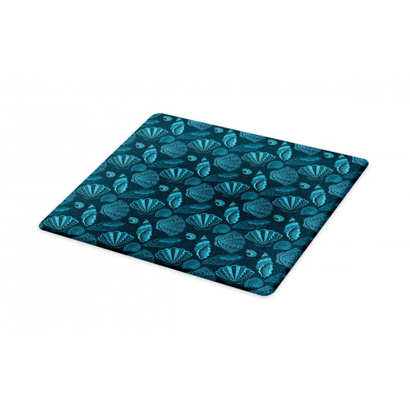 Underwater Sea Shells Art Cutting Board