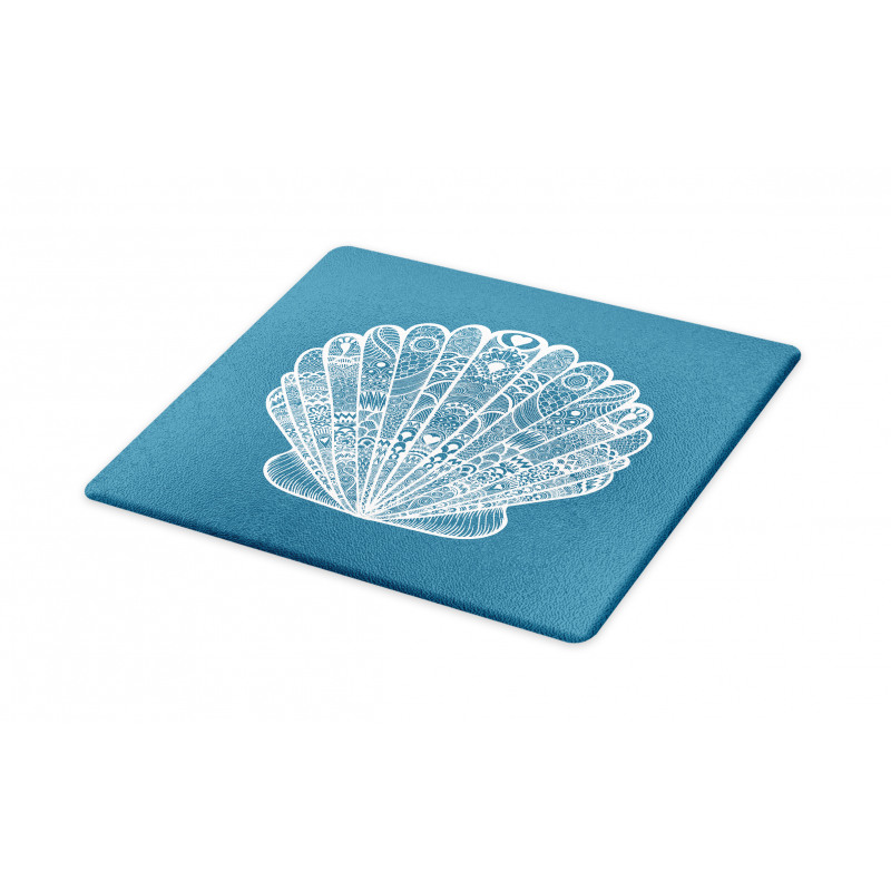 Zentangle Look Sea Shell Cutting Board