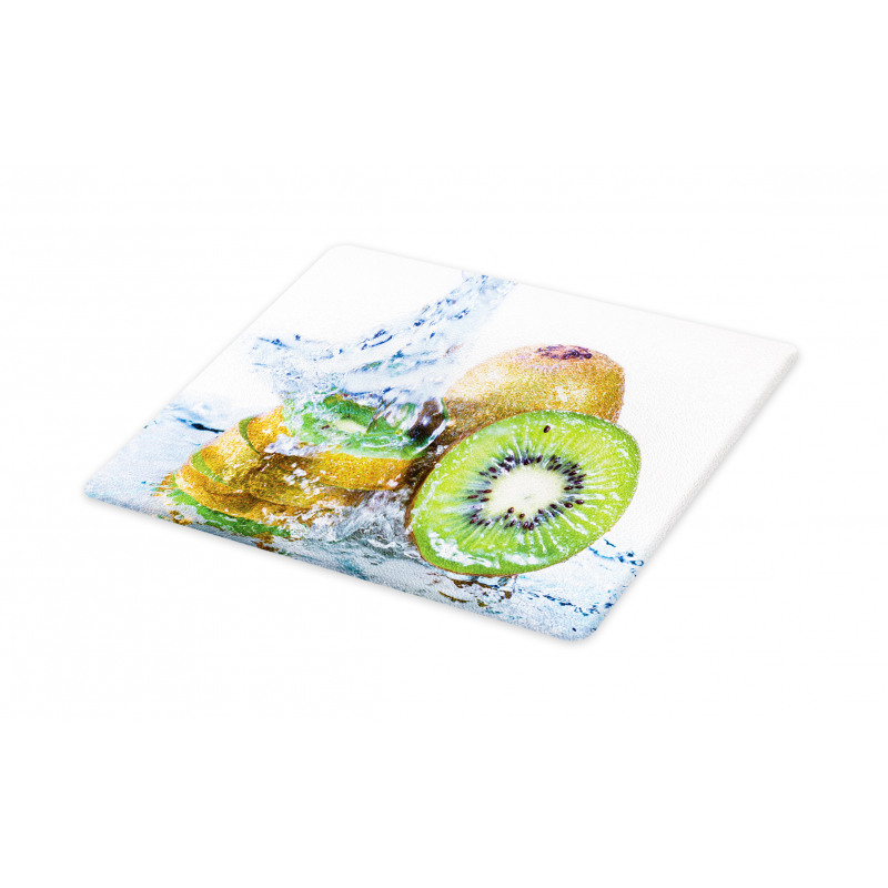 Photo of Water Splash on Fruit Cutting Board