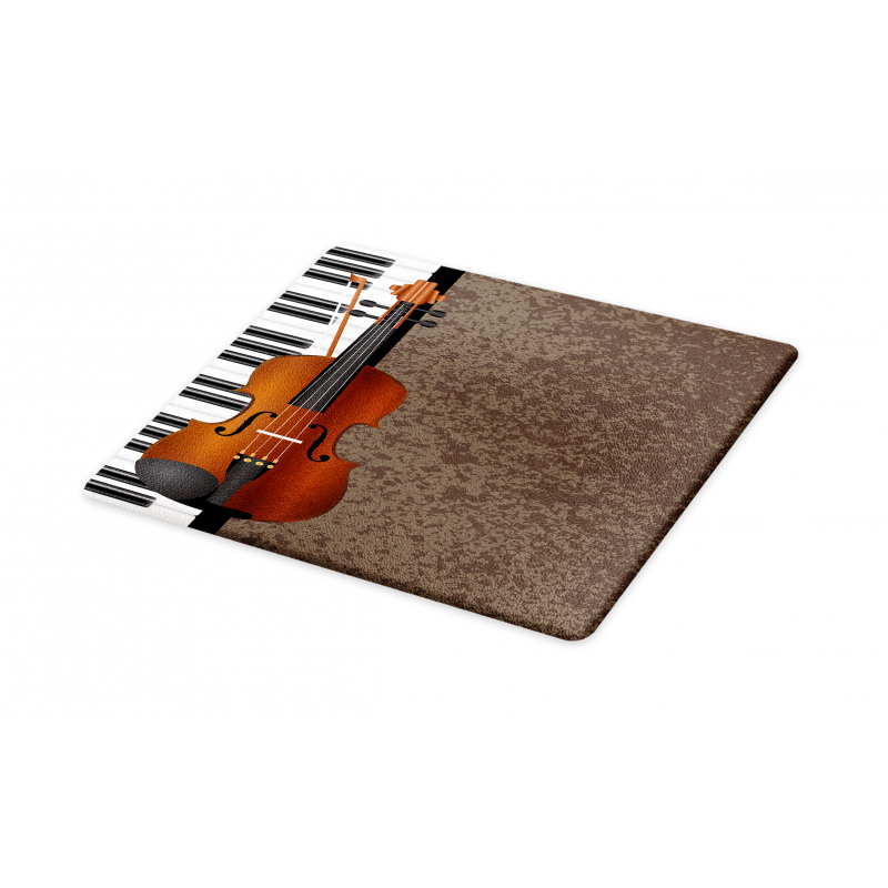 Piano and Violin Grunge Art Cutting Board