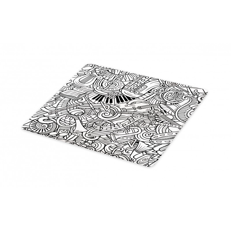 Chaotic Doodle Musical Cutting Board