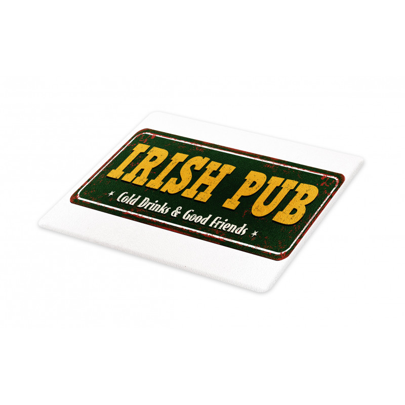 Vintage Grunge Bar Sign Cutting Board