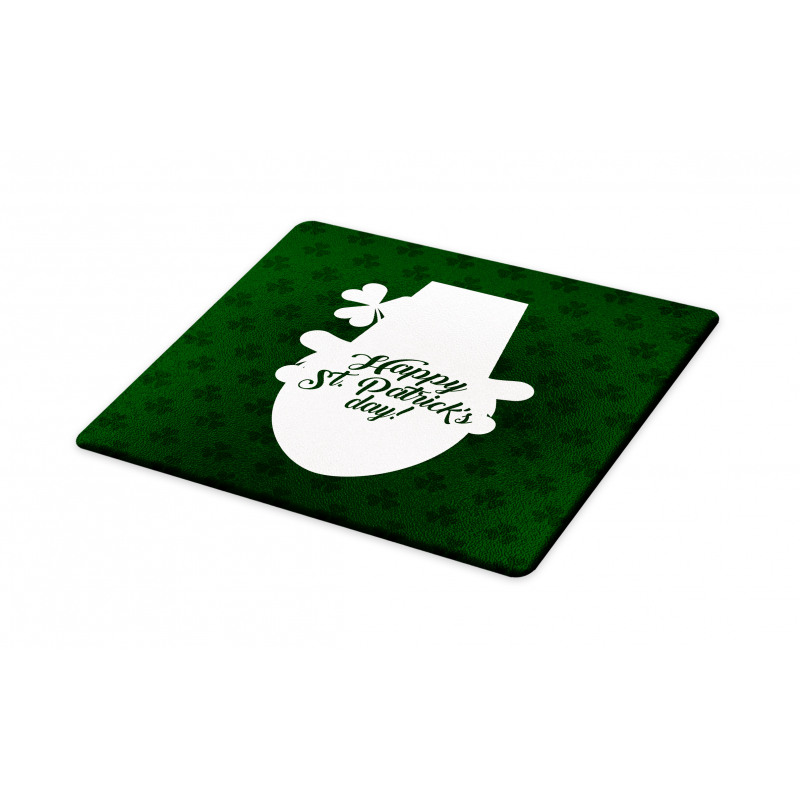 Leprechaun Hat and Clover Cutting Board