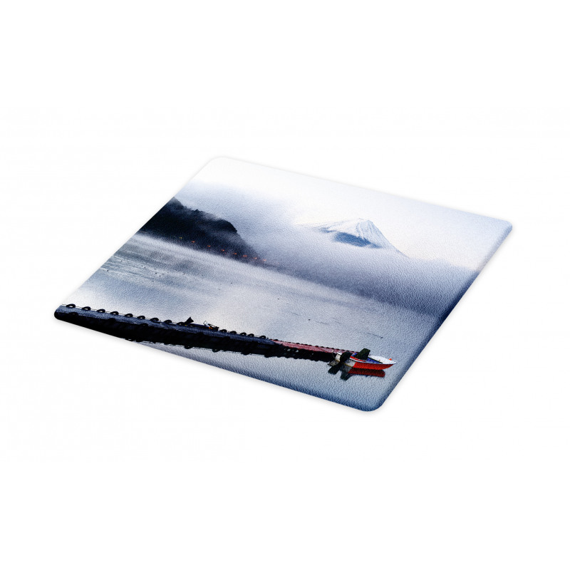 Mountain Peaks Kawaguchi Lake Cutting Board