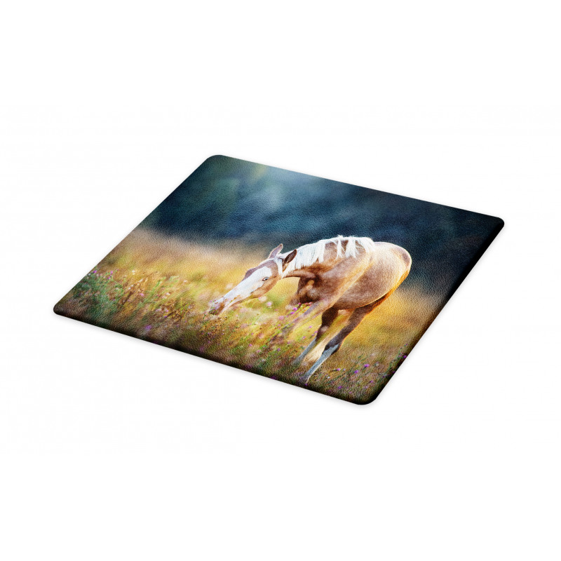 Palomino Horse Grazing Cutting Board