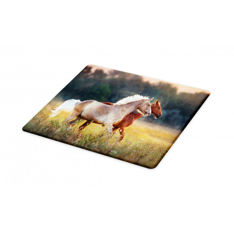 Horses Run Cutting Board