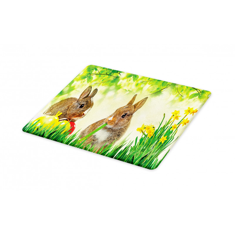 Easter Rabbits Cutting Board