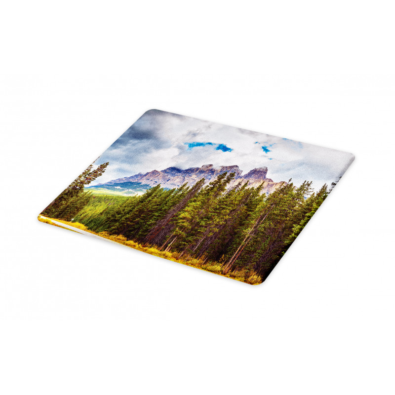 Majestic Mountains Scene Cutting Board