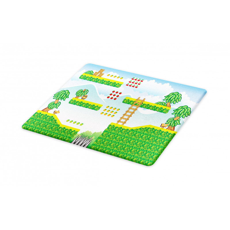 Exotic Tile Game Platform Cutting Board