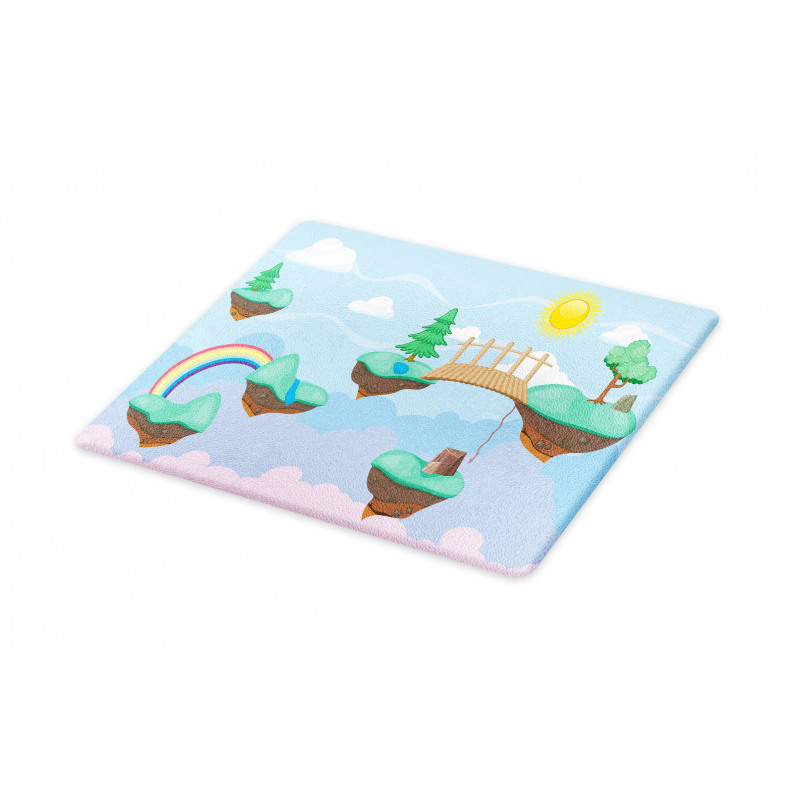 Flying Islands Game Platform Cutting Board