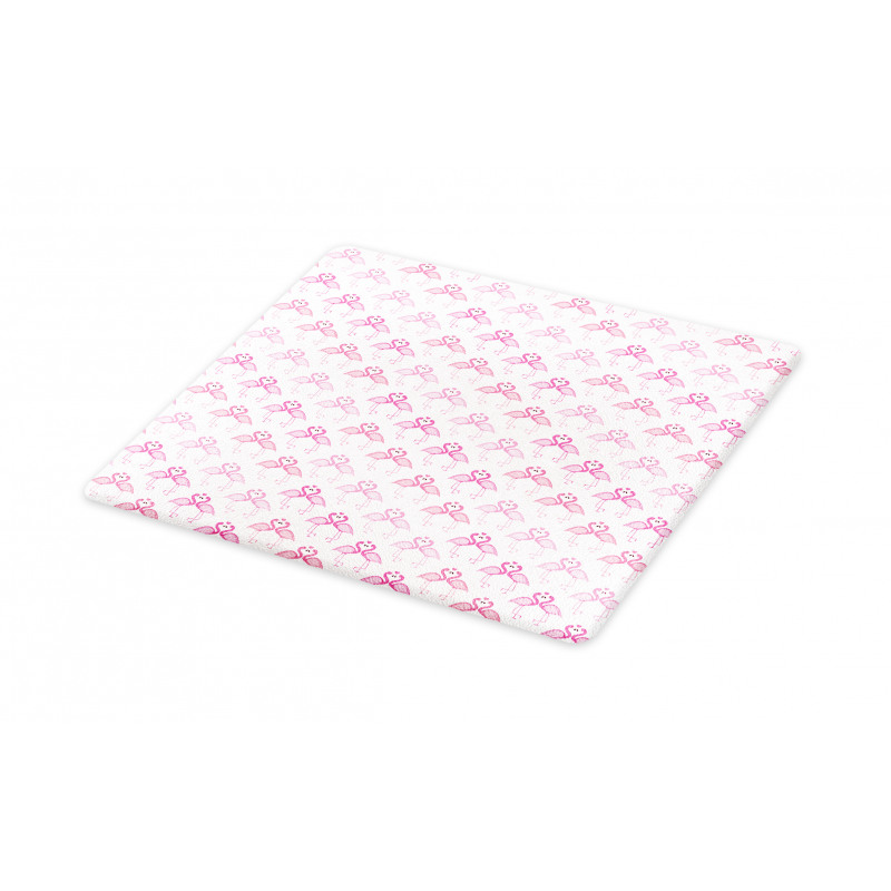 Cutsy Love Flamingos Art Cutting Board