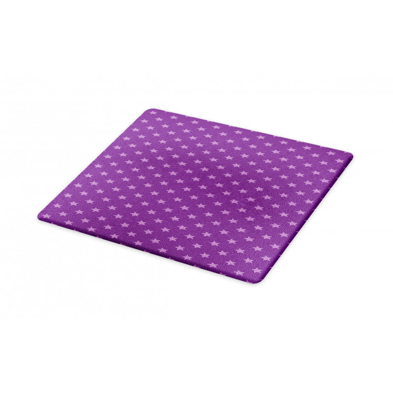 Purple Color Palette Shapes Cutting Board