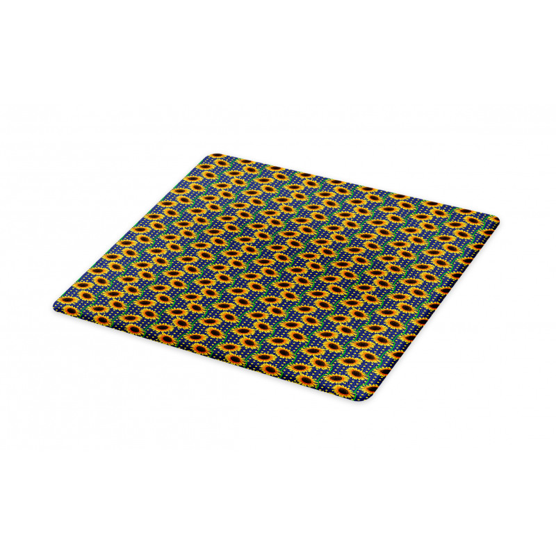 Sunflowers Polka Dots Cutting Board