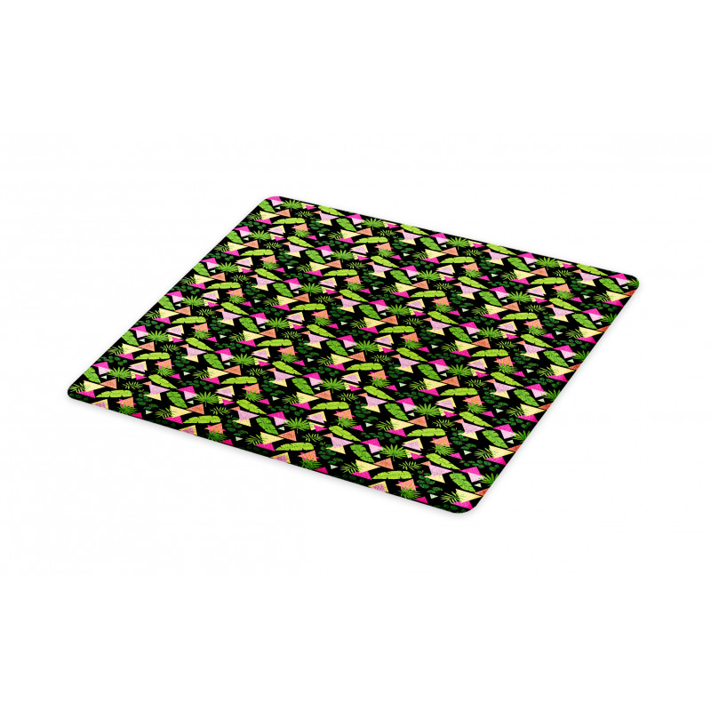 Exotic Leaves Triangles Cutting Board