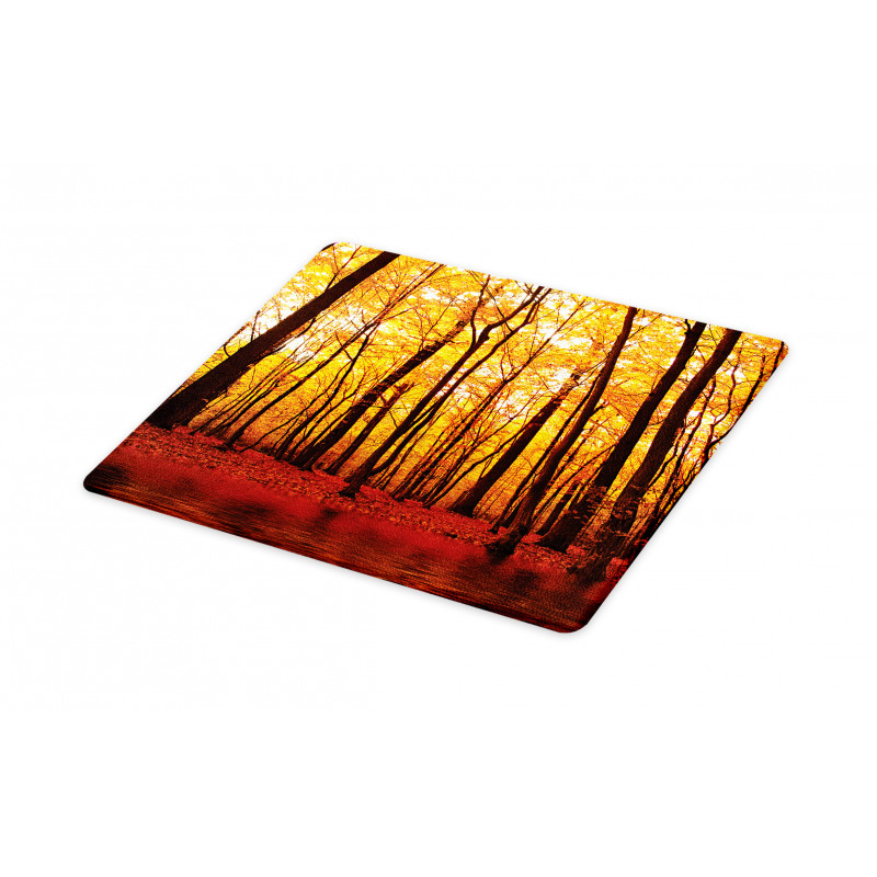 Autumn Forest Trees Cutting Board