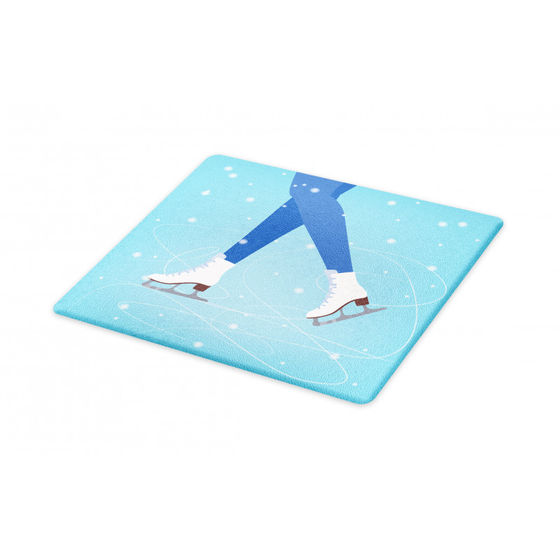 Legs on the Ice Rink Cutting Board